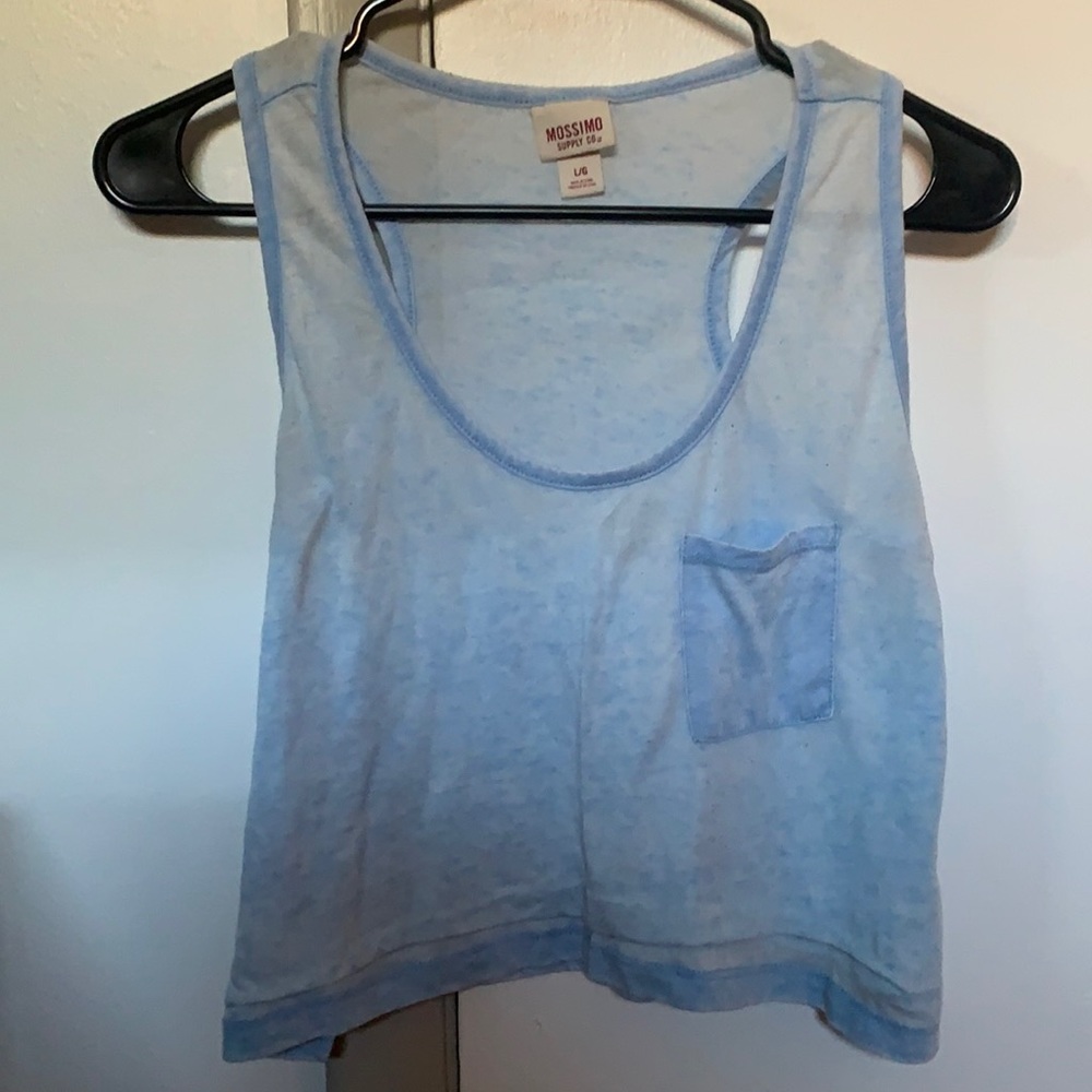 Light blue tank top